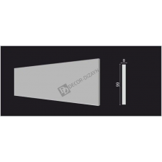 Молдинг Decor Dizayn DD12 Полистирол 2000*99*8 мм